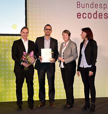 Deutscher Staatspreis Ecodesign für den Eine-Welt-Solar-Kollektor
